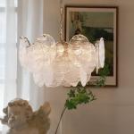 Modern Frosted Diamond Glass Chandelier Luxury Lustre Lighting（WH-CY-251）