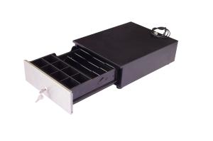 Quality Mini Compact POS Electronic Cash Drawer , Metal Cash Register Money Box wholesale