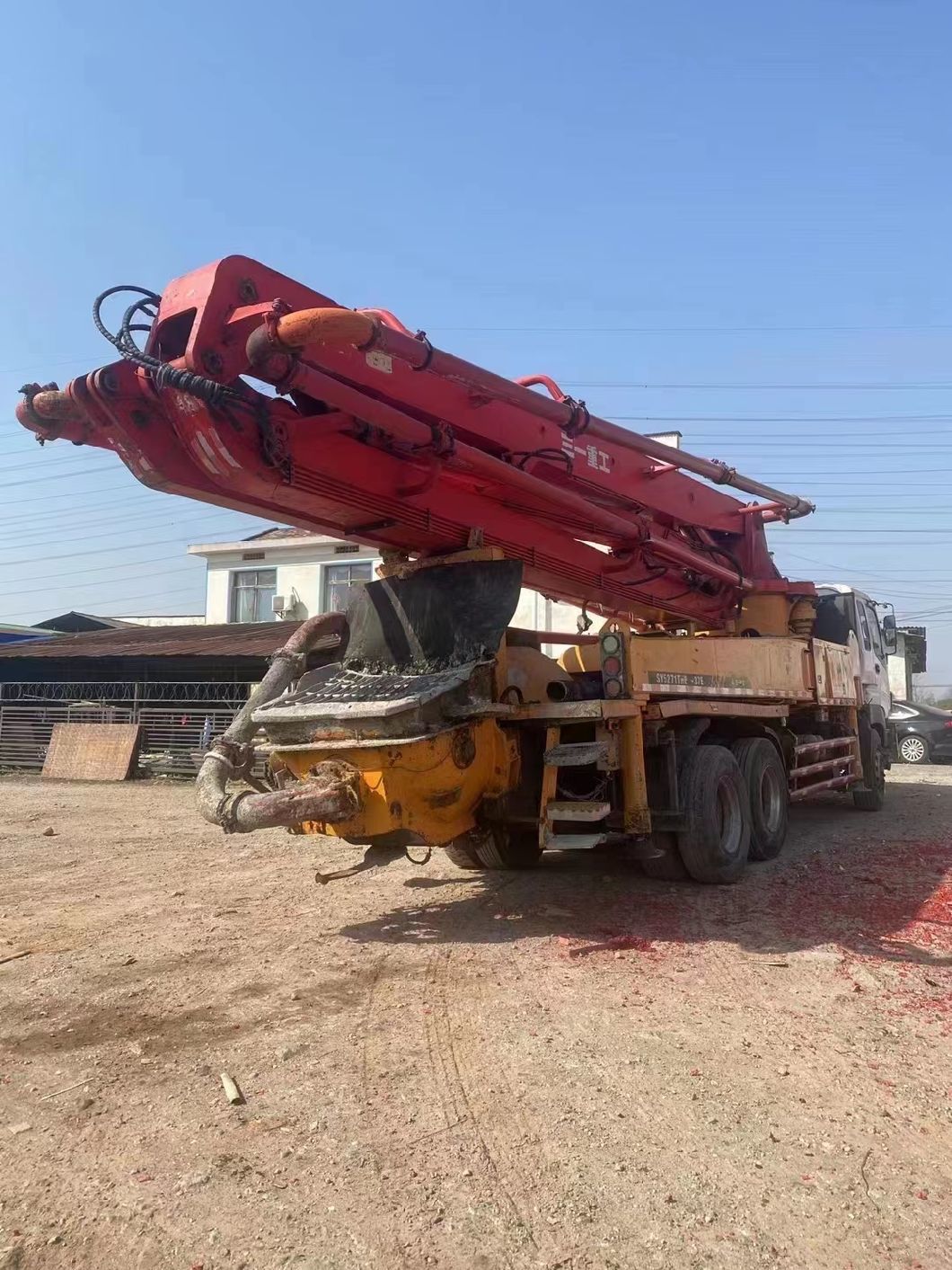2011 Concrete Pump Truck 37m Heavy Equipment Concrete Boom Pump