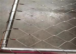 Quality Flexible Inox 316L Stainless Steel Rope Wire Mesh Rhombus Shaped wholesale