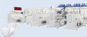Quality 500pcs/Min Dual Phobic Nonwoven Diaper Manufacturing Plant wholesale