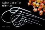 8 Series Pengikat Releasable Nylon Cable Ties 8 * 350 Mm High Endurable