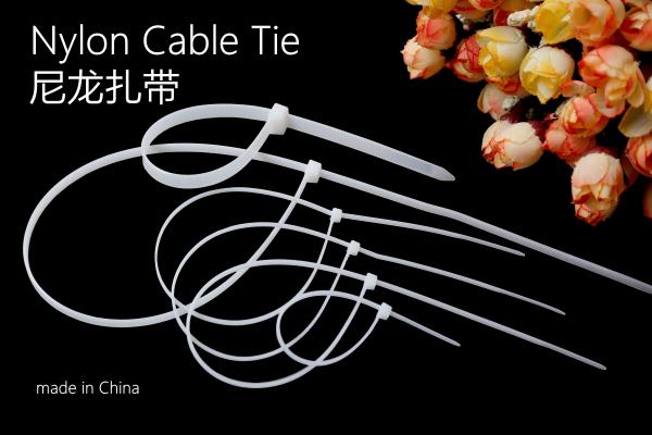 Nylon Cable Tie 8 Series Self Locking Cable Tie/Self-locking White Heavy Duty