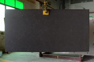 Quality Brown Artificial Quartz Stone Slabs Countertops 18mm 10mm Thickness wholesale