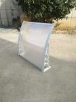 Toldos Diy Clear Polycarbonate Awning , Aluminum Door Awnings Rain Cover Eaves