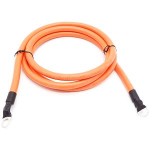 Quality EURO Market Double-insulated Orange Welding Cable with 10mm Ring Terminal Wiring Harness wholesale