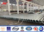 Electric Power Transmission Tubular Steel Poles Q345 86um Hot Dip Galvanized