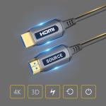 18Gbps 2160P 1080P 4K HDMI Cable 6.6 Ft HDMI Cable