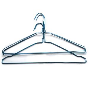 Quality Dry Clean Anti Slip Steel 16 Inches Wire Suit Hangers wholesale