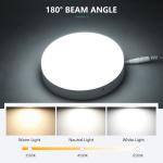 Office Hotel Round White Surface Frameless SMD 24w Led Panel Light