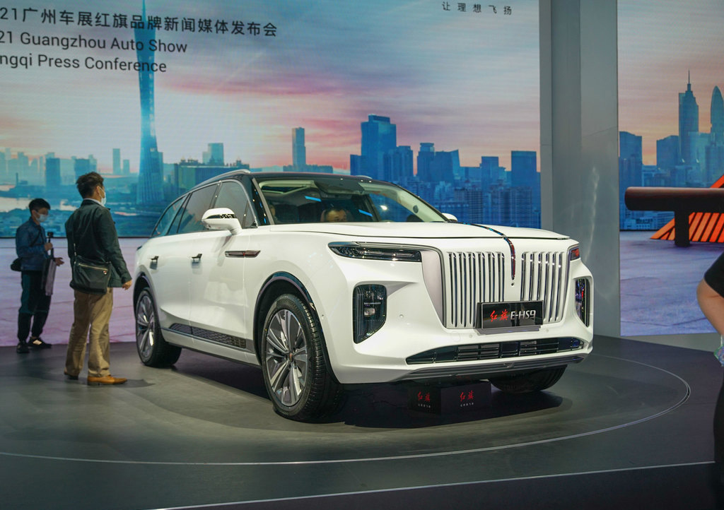 New Car Smart Electric Car 100 % New Car High -speed Hongqi E-HS9 2022 690km Qixiang Six-seater