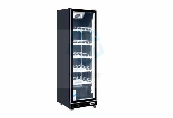 Small Size Bar Restaurant Wine Vertical Display Freezer Glass Door Display