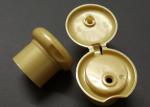 Mushroom Style Recyclable Flip Top Lid Gold Color Out Diameter 27 . 4MM