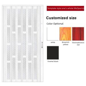 Quality Top Track PVC Bathroom Sliding Door Easy Installation PVC Foldable Doors wholesale