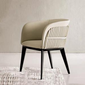 Quality Luxury Streamline Household PU Dining Chair Metal Leg Wear Resistance wholesale