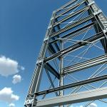 Sturdy And Durable Steel Structure Tower For Long-Term In Construction OEM