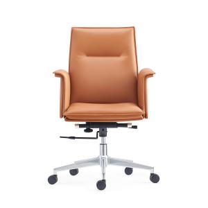 Quality MID Back Leather Executive Desk Chair PU Manager Office Chair wholesale