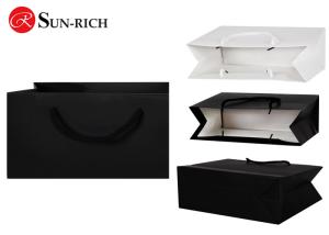 Quality China High Quality Custom Black Shopping Paper Bag wholesale