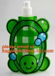Customized logo folding sports water bottle/water bag/foldable bag for travel