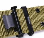 Khaki Waterproof Quick Release PP Webbing Belt Duty Belt Tactical For Outdoor