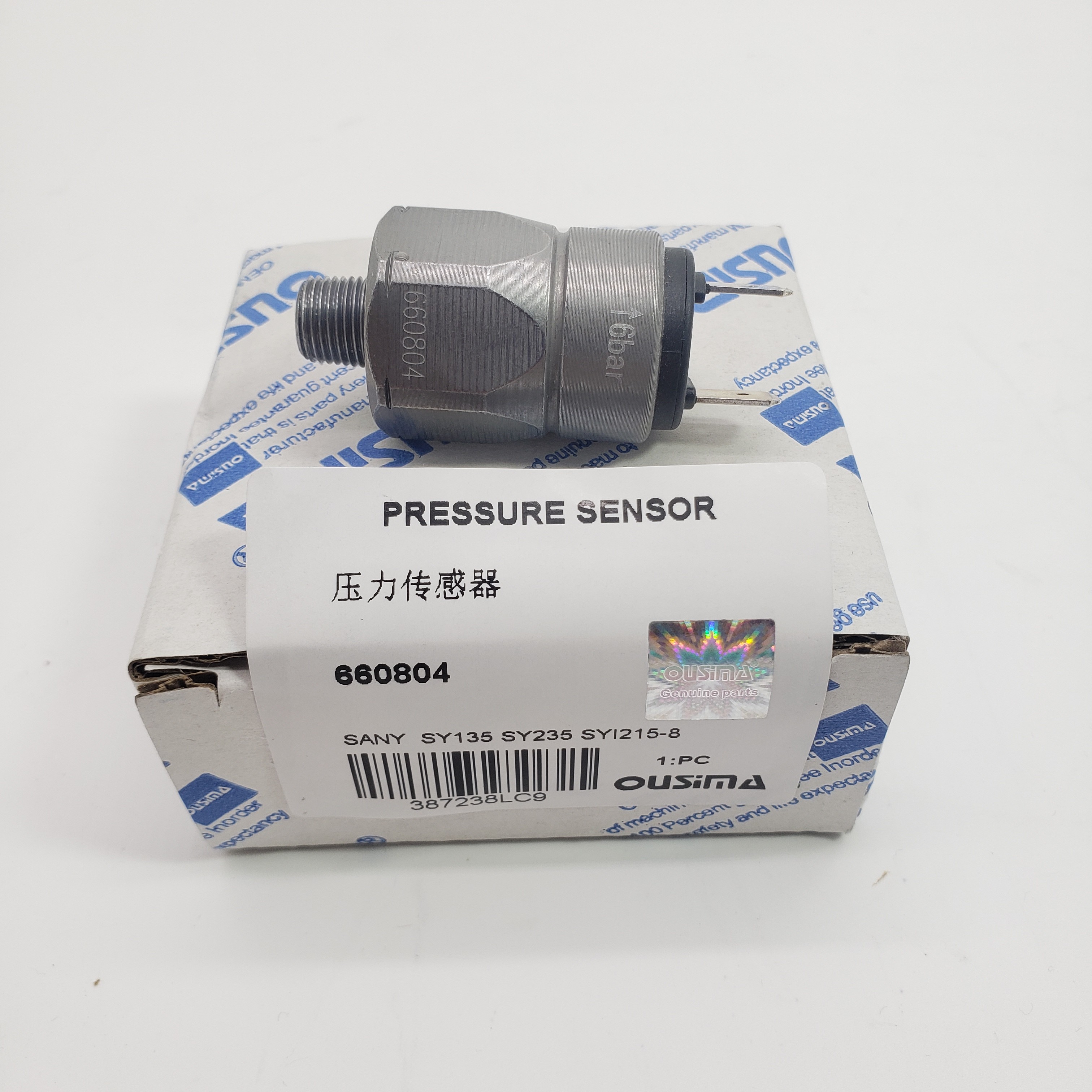OUSIMA Electric Oil Pressure Sensor 660804 660404 661203 661204 631003 661003 For LIUGONG Excavator