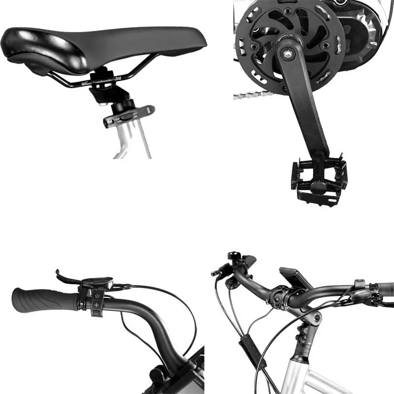 48V 20AH Lithium-ion Battery Mid Motor Bike for Adults Dirt Mountain Electric Bike