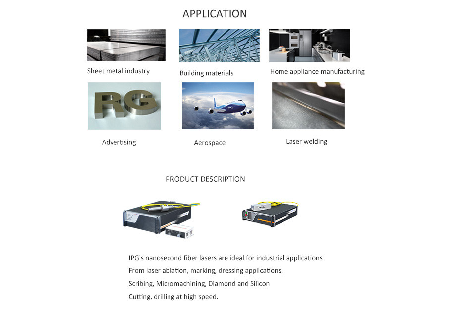 IPG YLR YLS Optical Fiber Laser Source With Global After Sales Service