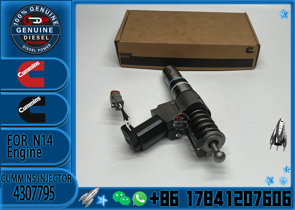 4307795 Quality goods diesel fuel common rail injector 4307795 4307795 for Cummins N14