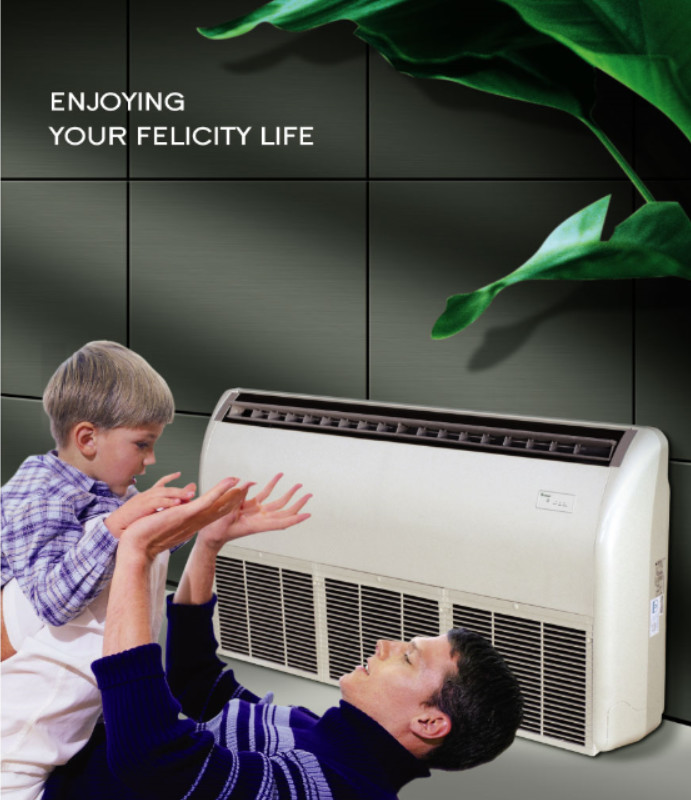 Floor Chilled Water 50Hz Ceiling Fan Coil Unit