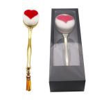 Tassel Heart Three Dimensional Foundation Makeup Brush 25.7*4cm