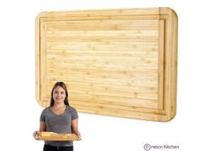 Quality Eco Friendly Wood Block Chopping Board Large Meat Cutting Board 12''X18''X0.8'' wholesale
