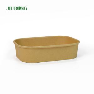 Quality Waterproof Recyclable Paper Takeaway Bowl 1500ml Food Grade For Salad wholesale