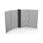P10.4 Soft Indoor Transparent LED Display For Concave Video Glass Window