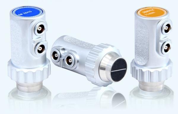2MHz 4MHz 6MHz Ultrasonic Straight Beam Probe , Dual Element Probe