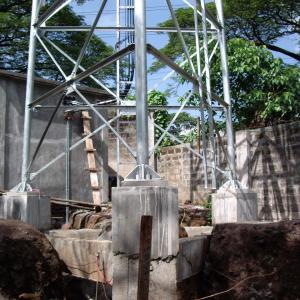 Quality Hot Dip Galvanized 25m Lattice Tubular Steel Tower wholesale