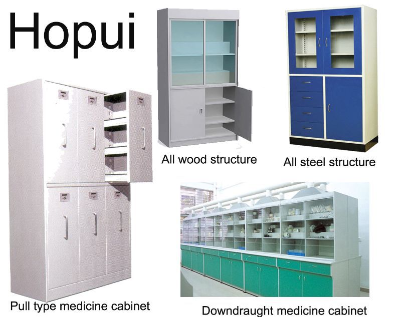 Aluminum Wood Biology Lab Furniture Large Storage Space CE approved