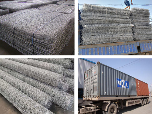 0.5m High Woven Galvanized Gabion Box Pvc Coated Dam Reinforcement