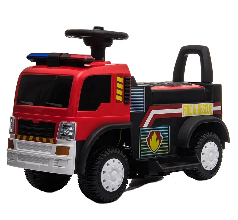Hot 6V Children Ride On Battery Operated Sliding Fire Truck Lightweight and Affordable
