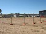 2.1m x 2.4m Temporary Security Fencing PVC Coated Low Carbon Steel Material