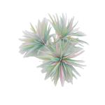 5*10 cm Goose Biot Feather Flower Mount with Wire Accessory