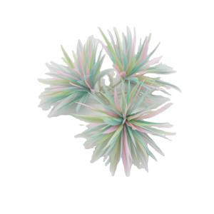 Quality 5*10 cm Goose Biot Feather Flower Mount with Wire Accessory wholesale