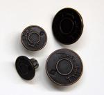Oil Painting Zamak Custom Clothing Buttons Zinc Alloy , Flat / 3D