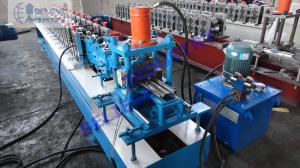 Quality Thick Roller Shutter Door Roll Forming Machine , 380V Rated Garage Door Roll Former wholesale