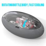 Gray Electric Beverage Cooler, A Must-Have Mobile Beverage Cooler For Summer