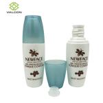 PE Material Plastic Lotion Bottles , Empty Cream Bottles PP Flat Cap