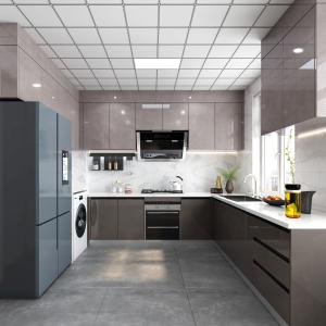 Quality High Glossy Modular Kitchen Cabinets The Ultimate Solution for Your Renovation Needs wholesale