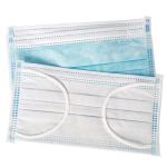 3 Layer Disposable Respirator Mask Hygienic Face Mask Non Woven Material