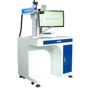 Quality 3D Color Mopa Fiber Raycus 100w Laser Marking Machine For Steel Brass wholesale
