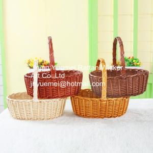 Quality wicker fruit basket willow picnic basket wicker food basket L M S size wholesale