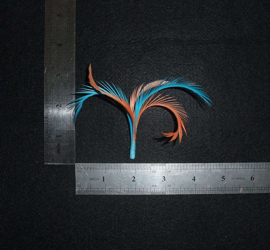 5*5 cm Dyed Goose Biot Feather Flower Mount Ideal for Floral Arrangements